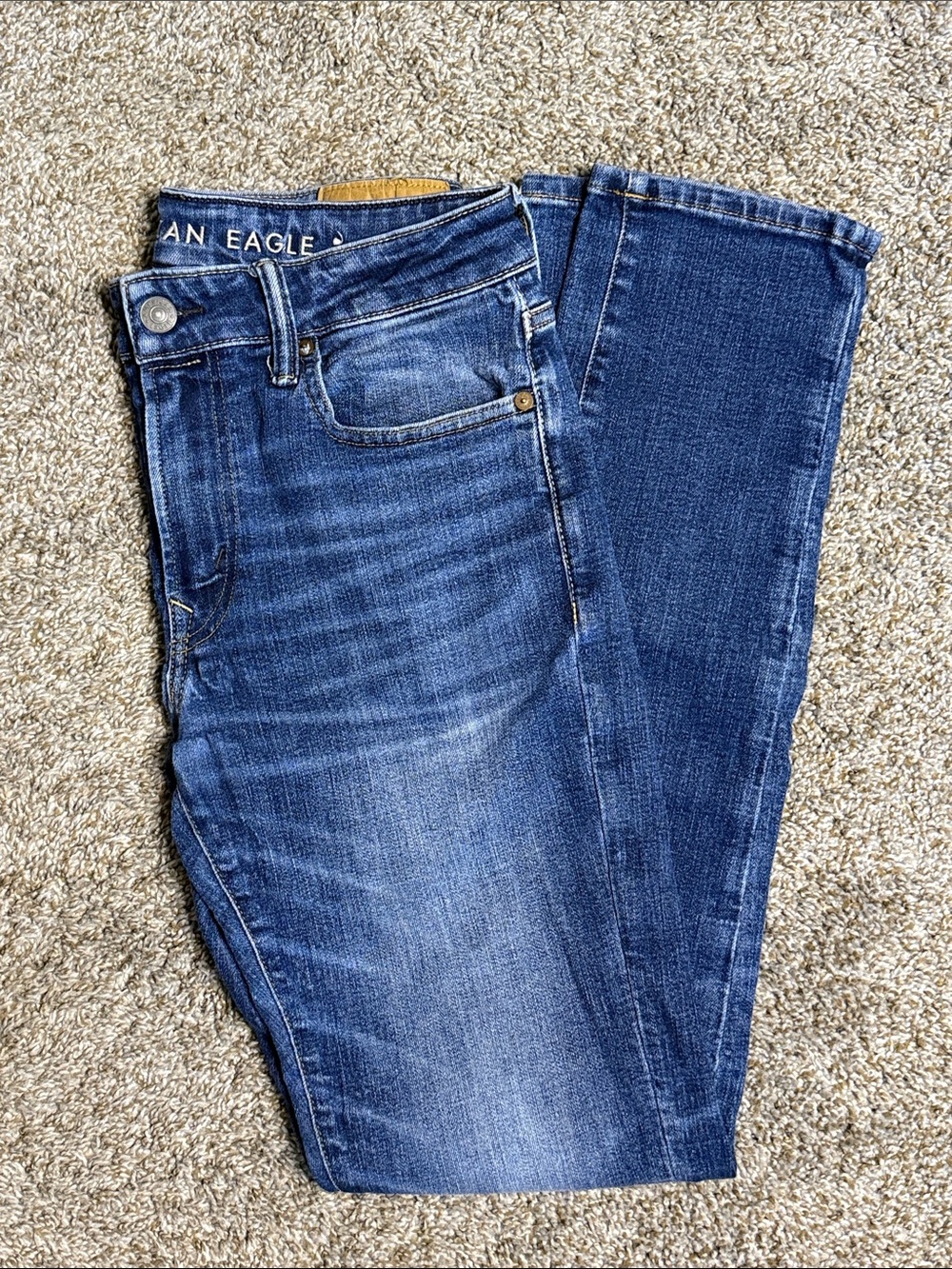 American Eagle Outfitters Slim Men's Jeans - Dark Blue Wash